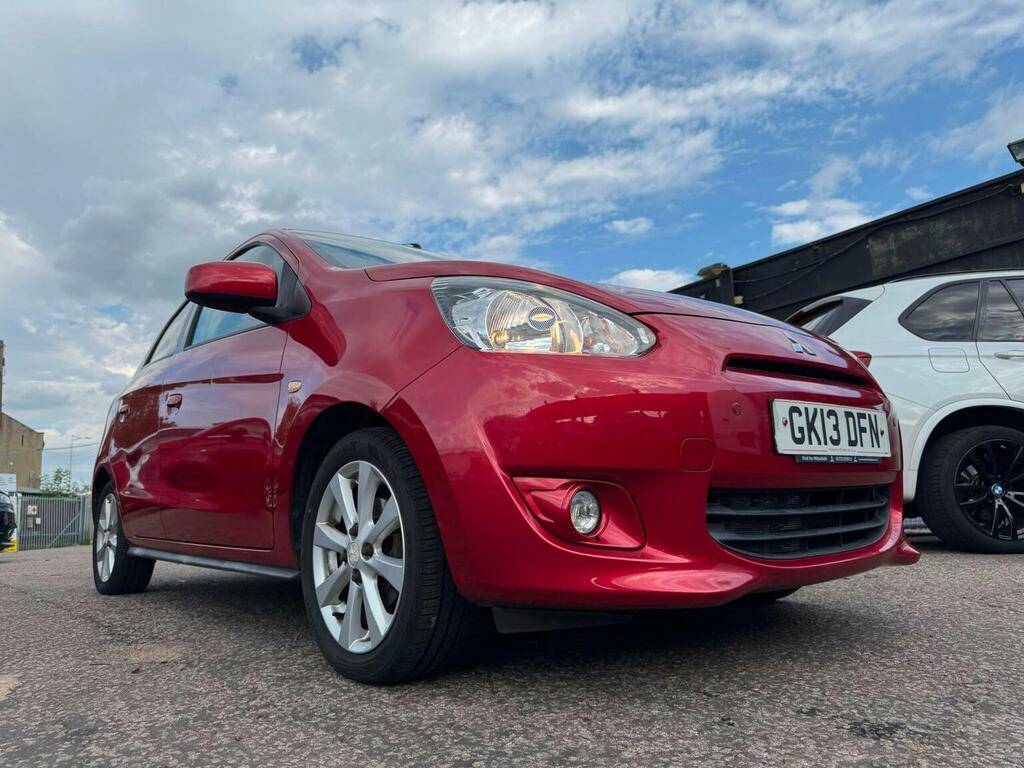 Mitsubishi Mirage 1.2 3 Cvt Euro 5 Ss 2013 Red #9