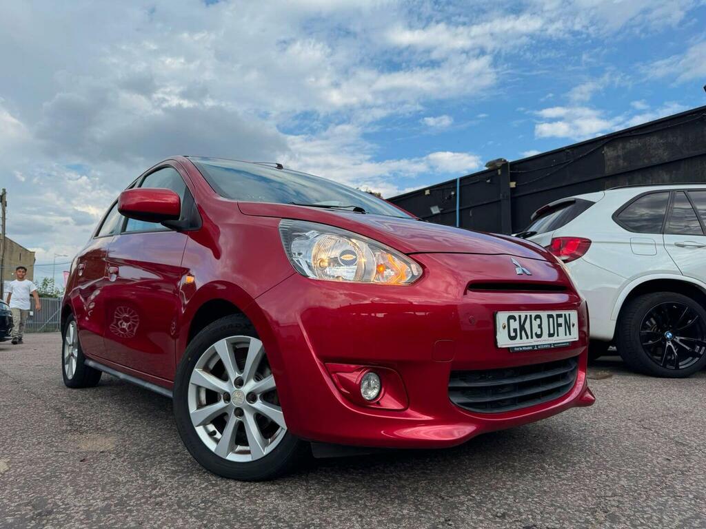 Mitsubishi Mirage 1.2 3 Cvt Euro 5 Ss 2013 Red #12