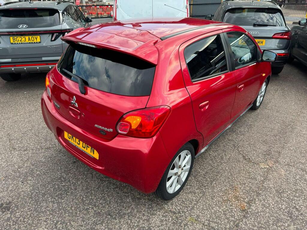 Mitsubishi Mirage 1.2 3 Cvt Euro 5 Ss 2013 Red #29
