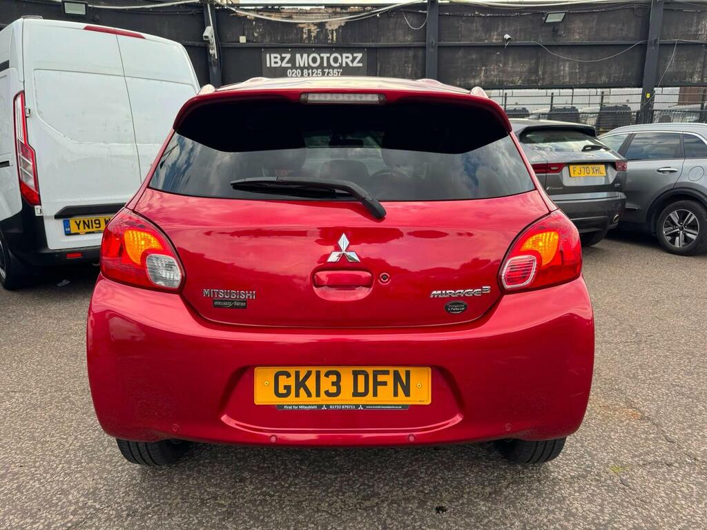 Mitsubishi Mirage 1.2 3 Cvt Euro 5 Ss 2013 Red #25