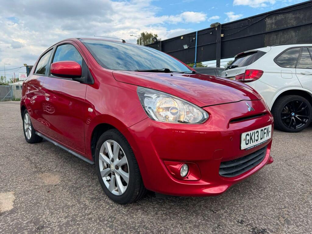 Mitsubishi Mirage 1.2 3 Cvt Euro 5 Ss 2013 Red #8