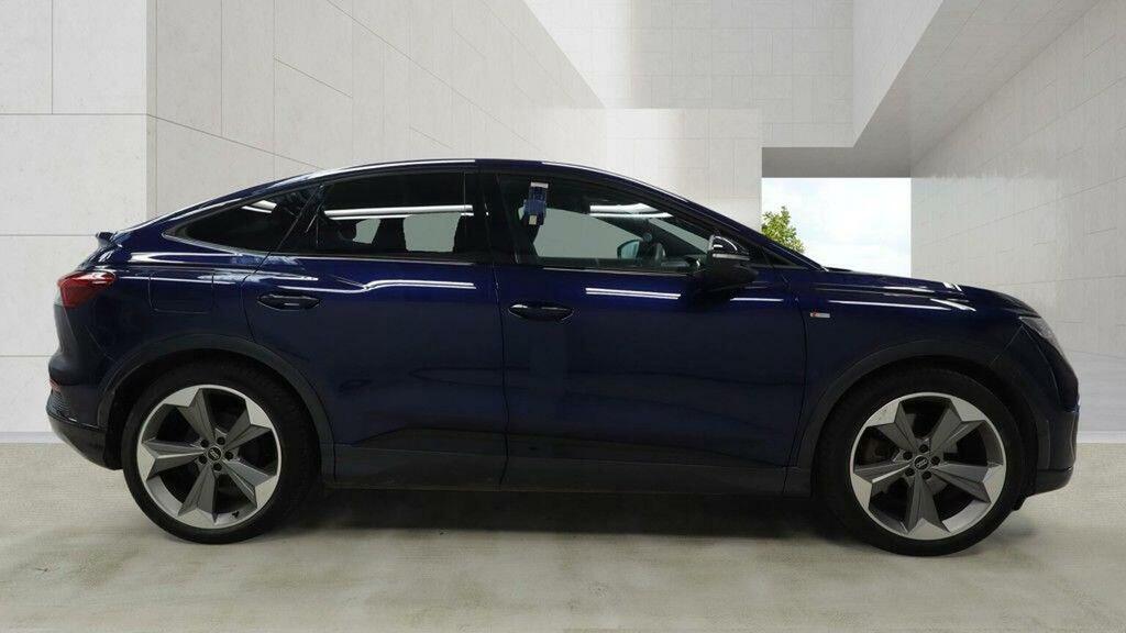 Audi Q4 E Tron Suv 45 Black Edition Sportback Quattro 82 RV74VTZ Blue #5