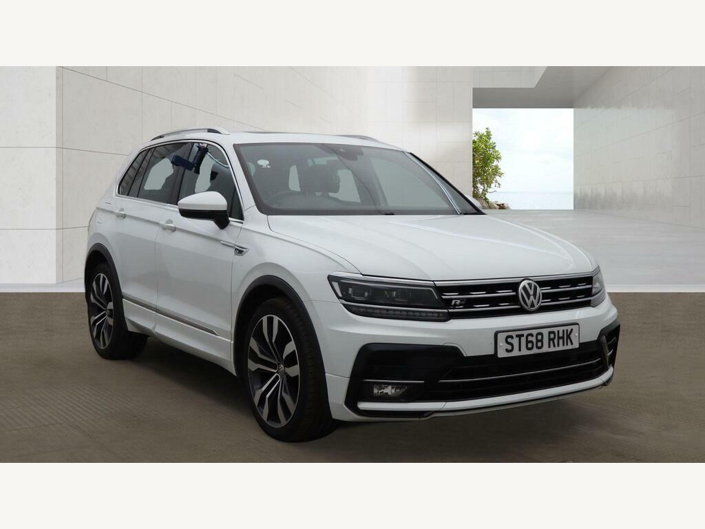 Volkswagen Tiguan 2.0 Tdi R-line Euro 6 S S White
