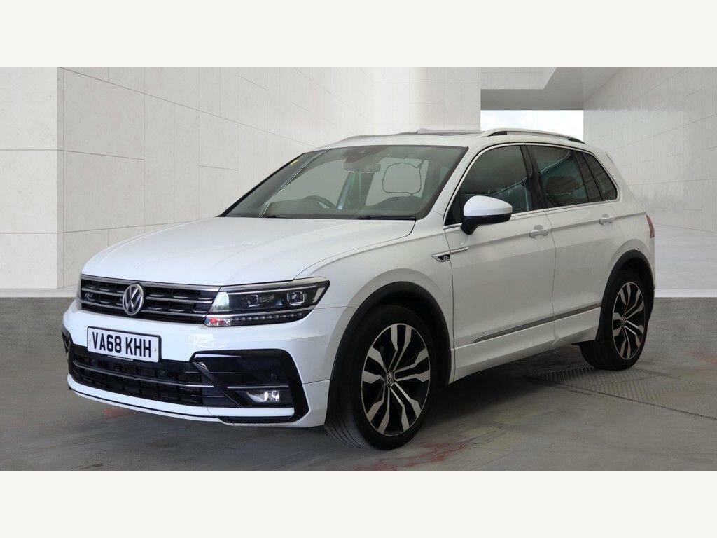 Volkswagen Tiguan 2.0 Tdi R-line Dsg 4Motion Euro 6 S S White #4