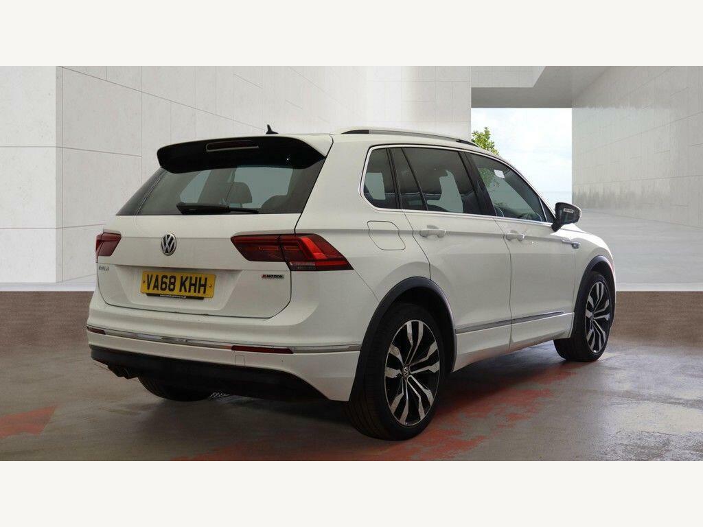 Volkswagen Tiguan 2.0 Tdi R-line Dsg 4Motion Euro 6 S S White #3