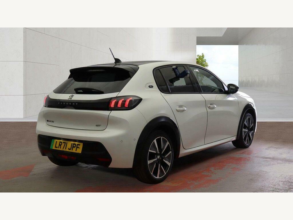 Peugeot e-208 50Kwh Gt Premium White #3