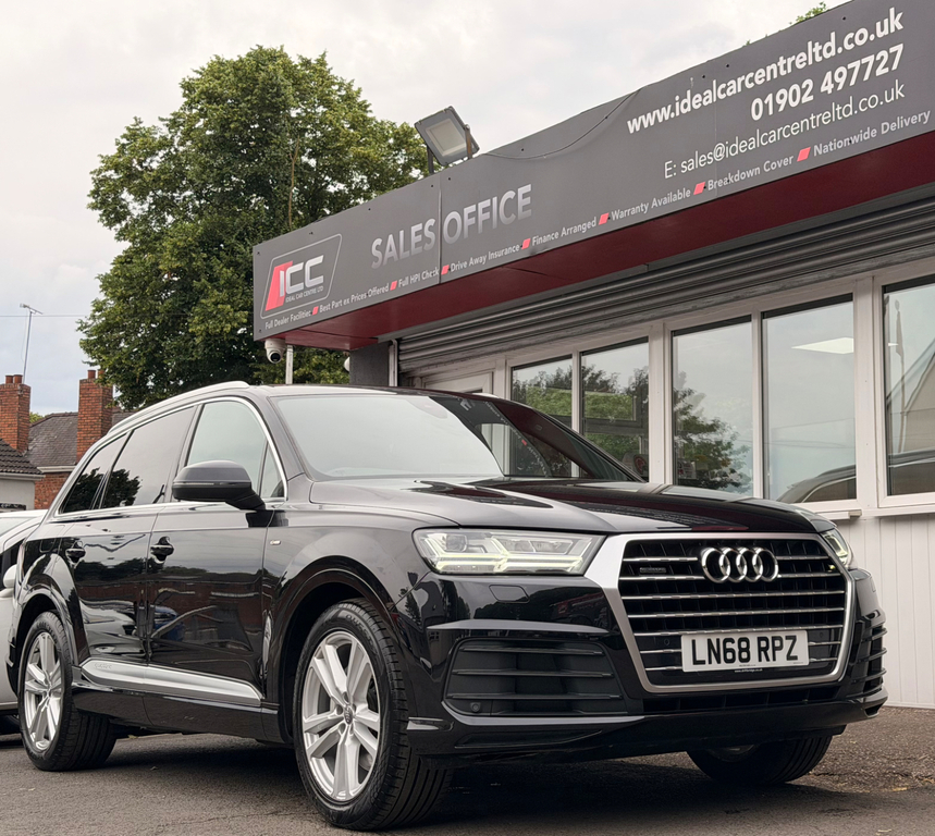Audi Q7 3.0 Tdi V6 45 S Line Suv Tiptronic Quat LN68RPZ Black #6
