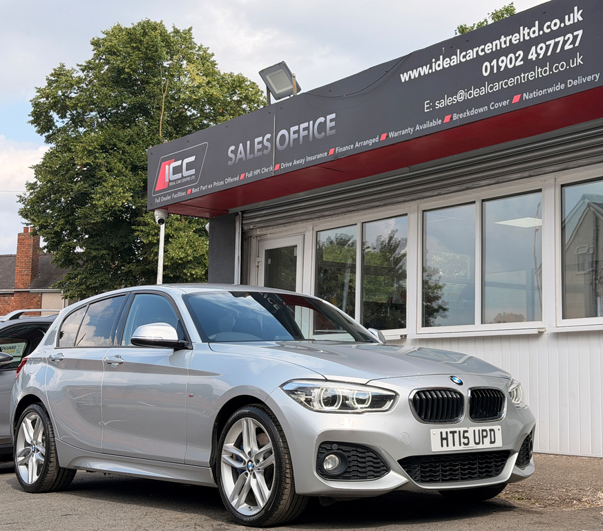 BMW 1 Series 2.0 120D M Sport Hatchback Xdrive HT15UPD Silver #6