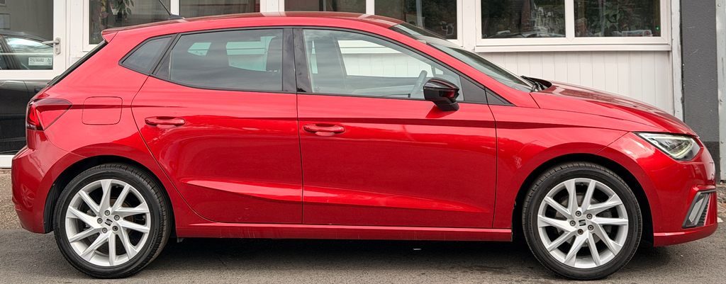 Seat Ibiza 1.0 Tsi Fr Hatchback Dsg Euro 6 Ss YA23XDL Red #3