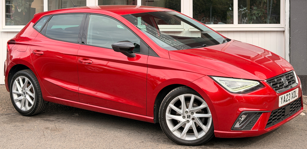 Seat Ibiza 1.0 Tsi Fr Hatchback Dsg Euro 6 Ss YA23XDL Red #2