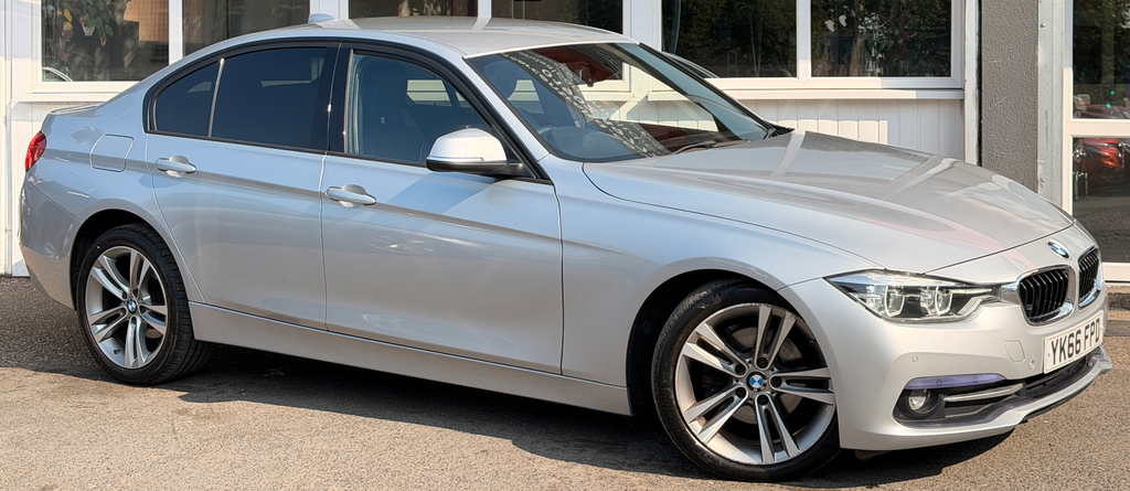 BMW 3 Series 2.0 Sport Saloon Euro 6 Ss 190 Silver #4