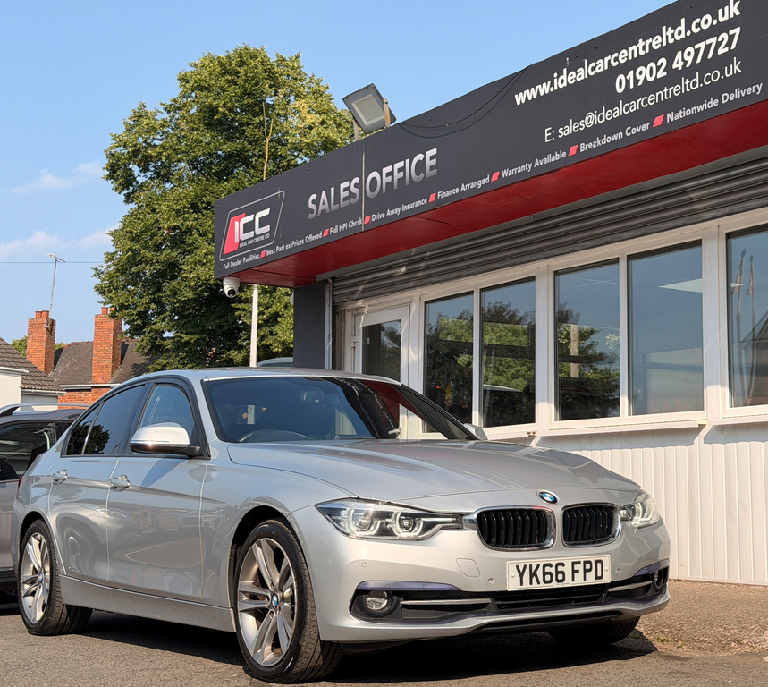 BMW 3 Series 2.0 Sport Saloon Euro 6 Ss 190 Silver #5