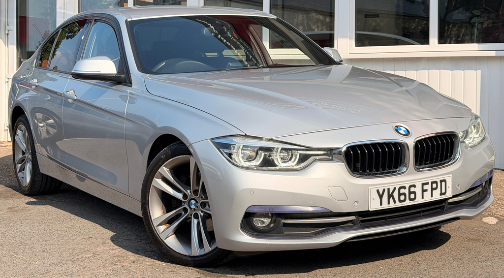 BMW 3 Series 2.0 Sport Saloon Euro 6 Ss 190 Silver #2
