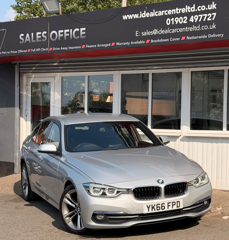 BMW 3 Series 2.0 Sport Saloon Euro 6 Ss 190 Silver #3