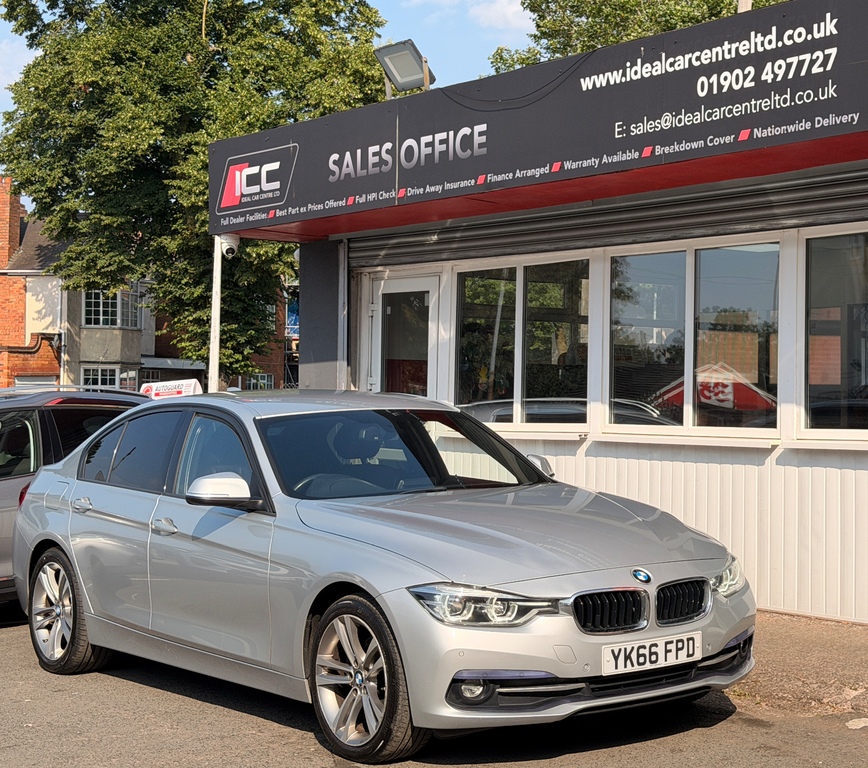 BMW 3 Series 2.0 Sport Saloon Euro 6 Ss 190 Silver #6