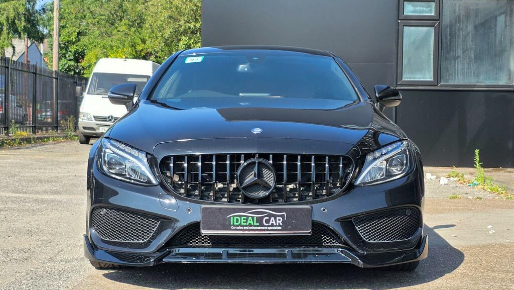 Mercedes-Benz C Class 2.1 C220d Amg Line G-tronic Euro 6 Ss KP66BOJ Black #3