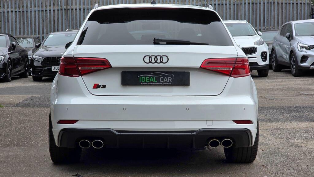 Audi S3 2.0 Tfsi Black Edition Sportback S Tronic Quattro White #4