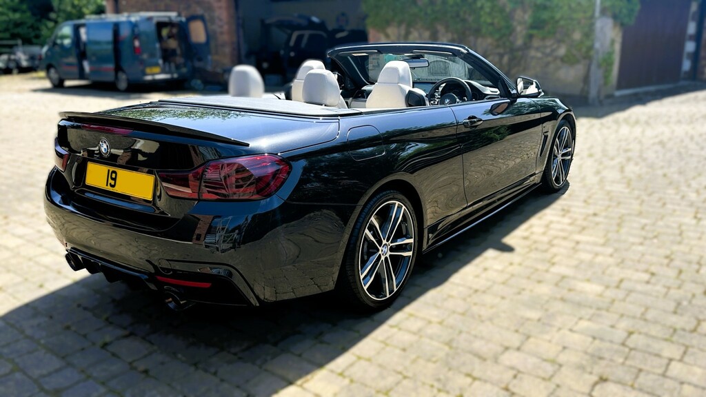 BMW 4 Series 3.0 435D Xdrive M Sport Convertible Black #5