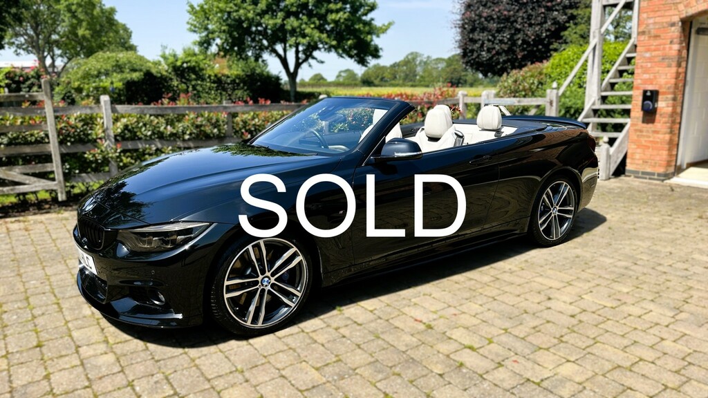 BMW 4 Series 3.0 435D Xdrive M Sport Convertible Black