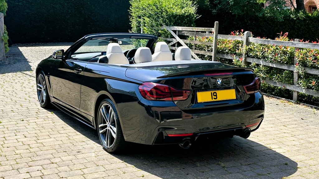 BMW 4 Series 3.0 435D Xdrive M Sport Convertible Black #3