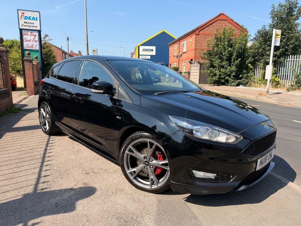 Ford Focus Hatchback 1.0T Ecoboost St-line X Euro 6 Ss Black #4