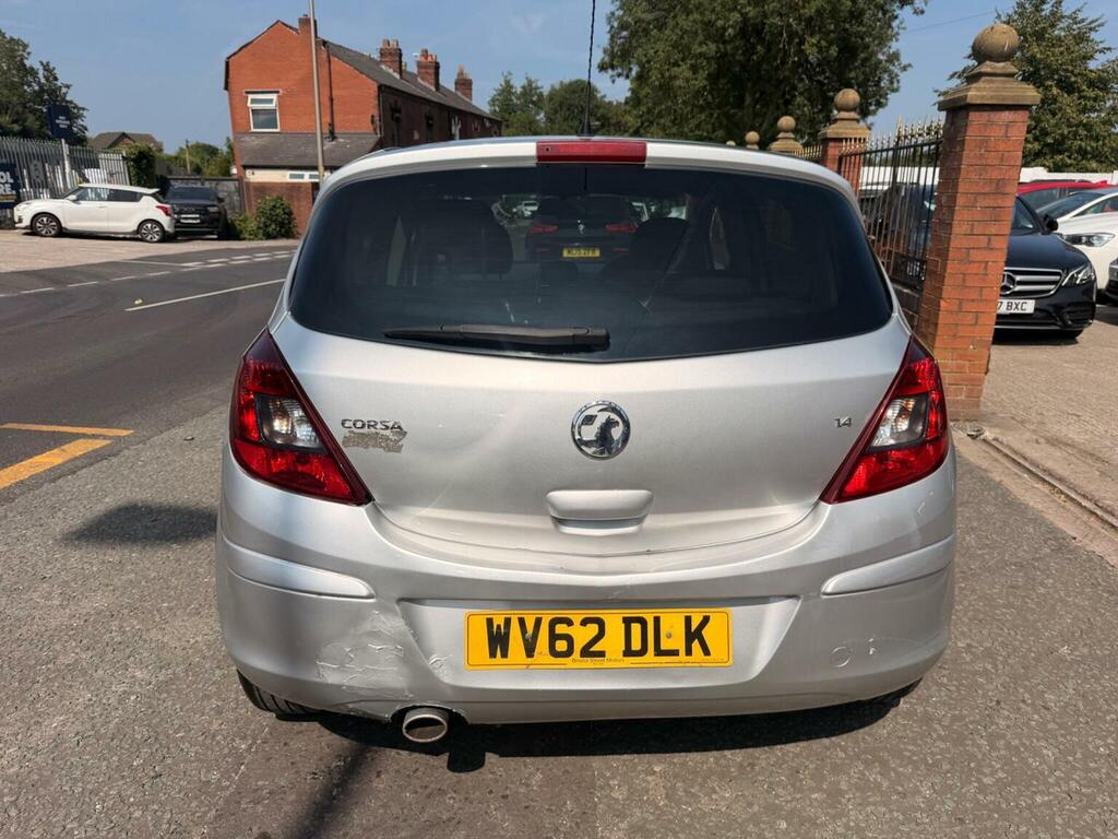 Vauxhall Corsa Hatchback 1.4 16V Sxi Euro 5 Ac 201262 WV62DLK Silver #4