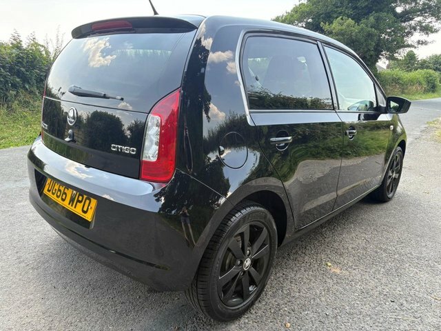 Skoda Citigo 1.0 Mpi Black Edition 20 Road Tax Satnav Blue Red #26