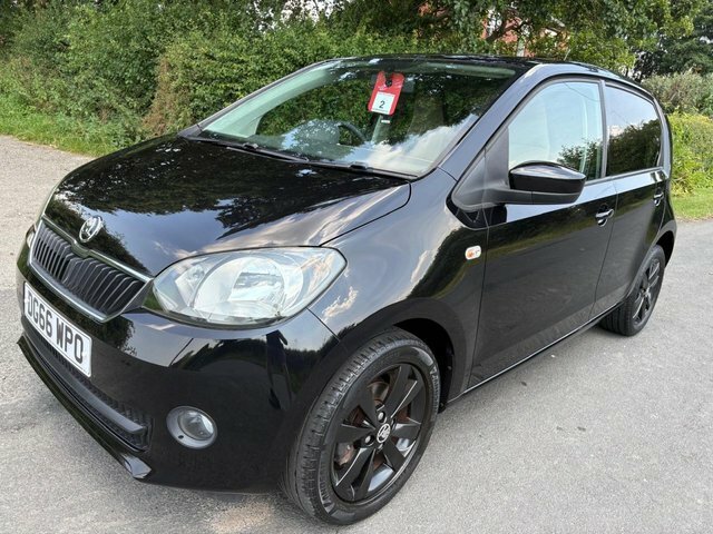 Skoda Citigo 1.0 Mpi Black Edition 20 Road Tax Satnav Blue Red #33