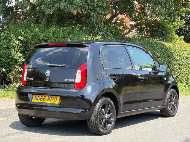 Skoda Citigo 1.0 Mpi Black Edition 20 Road Tax Satnav Blue Red #8