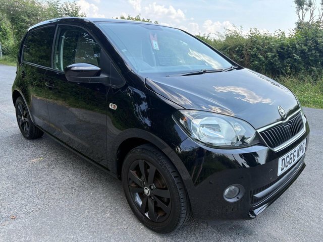 Skoda Citigo 1.0 Mpi Black Edition 20 Road Tax Satnav Blue Red #32