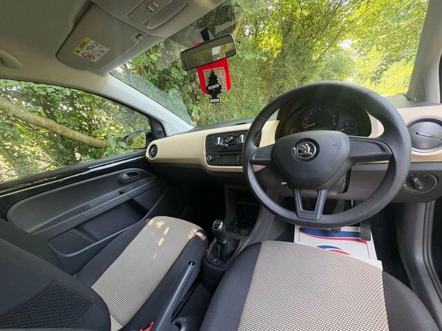 Skoda Citigo 1.0 Mpi Black Edition 20 Road Tax Satnav Blue Red #14