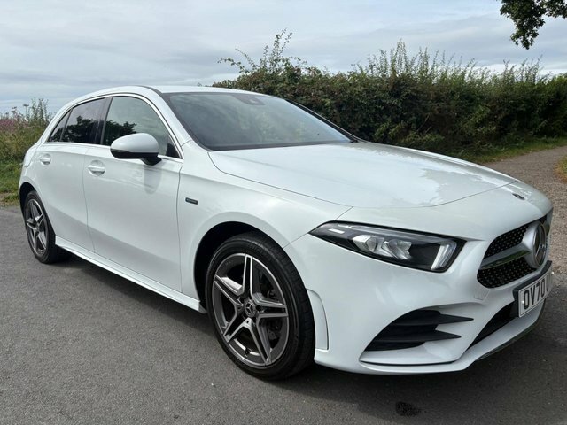 Mercedes-Benz A Class 2021 1.3 A250e 15.6Kwh Amg Line Hatchback Petr White