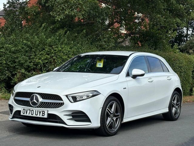 Mercedes-Benz A Class 2021 1.3 A250e 15.6Kwh Amg Line Hatchback Petr White #3