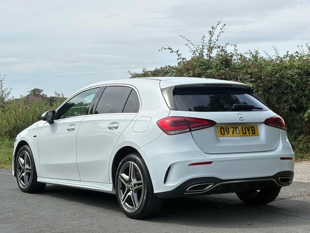 Mercedes-Benz A Class 2021 1.3 A250e 15.6Kwh Amg Line Hatchback Petr White #6