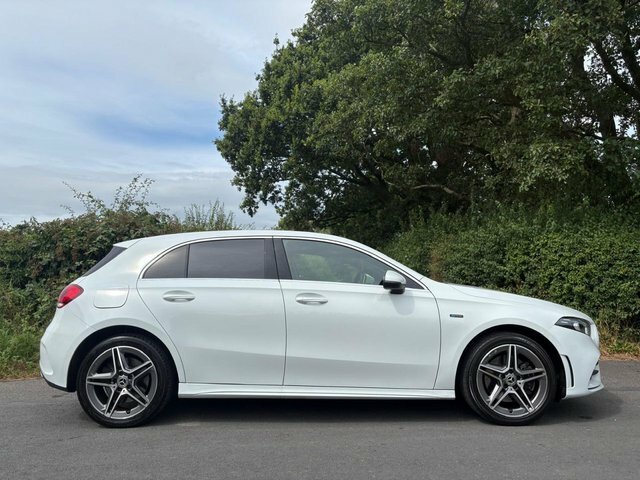 Mercedes-Benz A Class 2021 1.3 A250e 15.6Kwh Amg Line Hatchback Petr White #5