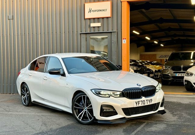 BMW 3 Series 2.0 320D Mht M Sport Saloon Hybrid White