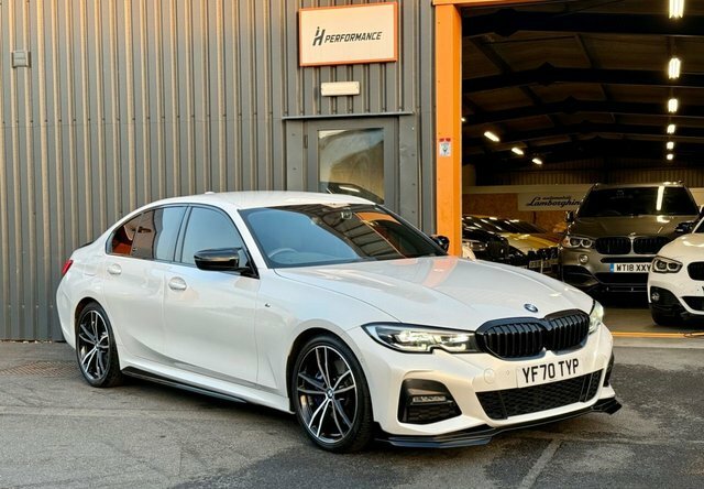 BMW 3 Series 2.0 320D Mht M Sport Saloon Hybrid YF70TYP White #3