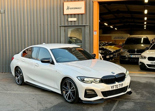 BMW 3 Series 2.0 320D Mht M Sport Saloon Hybrid YF70TYP White #4