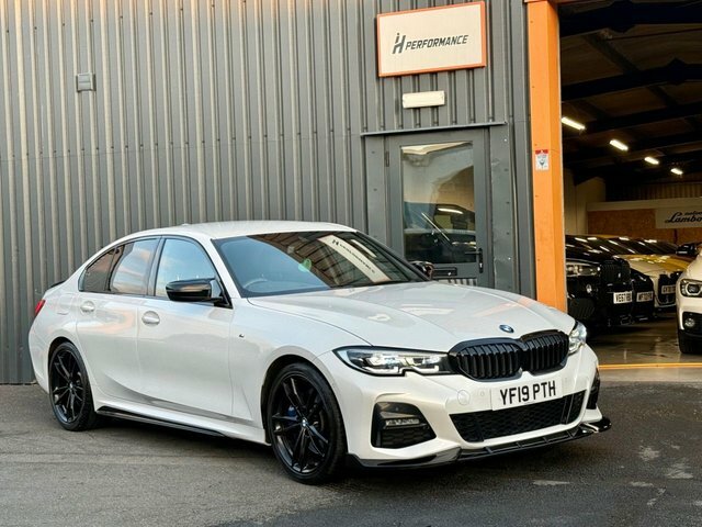 BMW 3 Series 2.0 318D M Sport Saloon Euro 6 S YF19PTH White #2