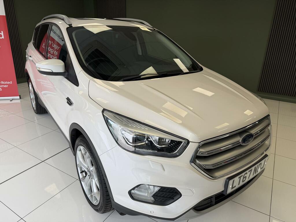 Ford Kuga Just 50 266 Miles Pan Roof Full Leather Power Tai LT67NDJ White #5