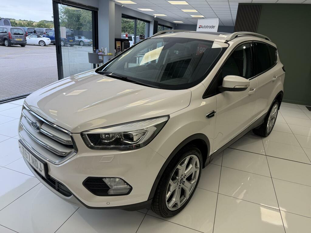 Ford Kuga Just 50 266 Miles Pan Roof Full Leather Power Tai LT67NDJ White #4