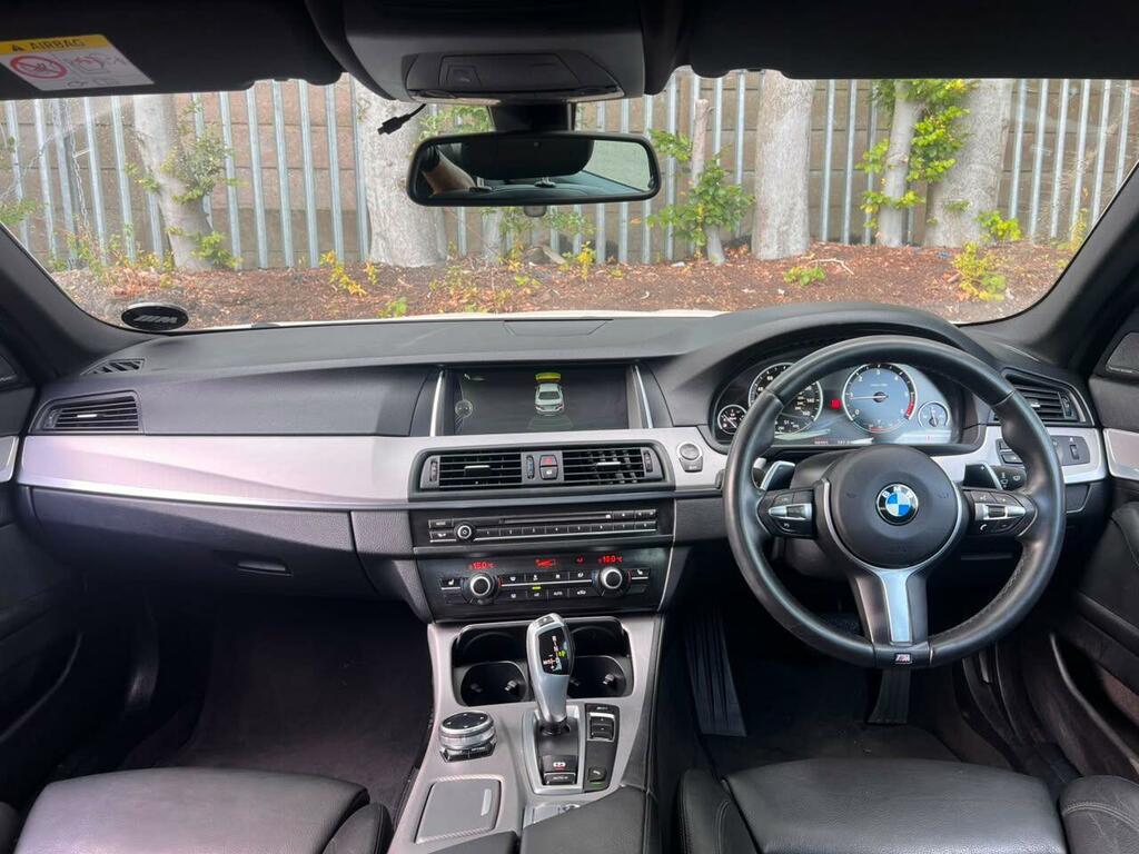 BMW 5 Series M Sport White #3