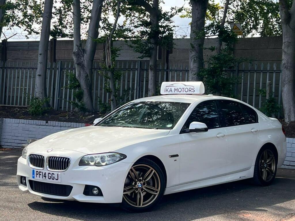 BMW 5 Series M Sport White #2