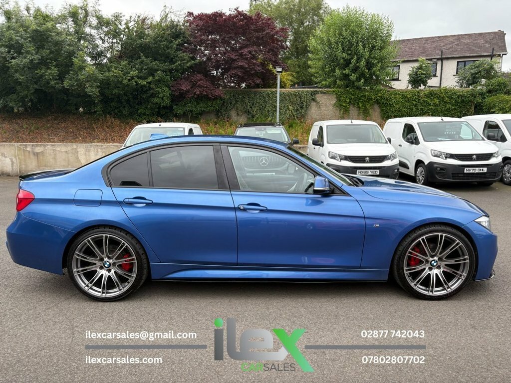 BMW 3 Series 2L M Sport YJ65YVT Blue #4