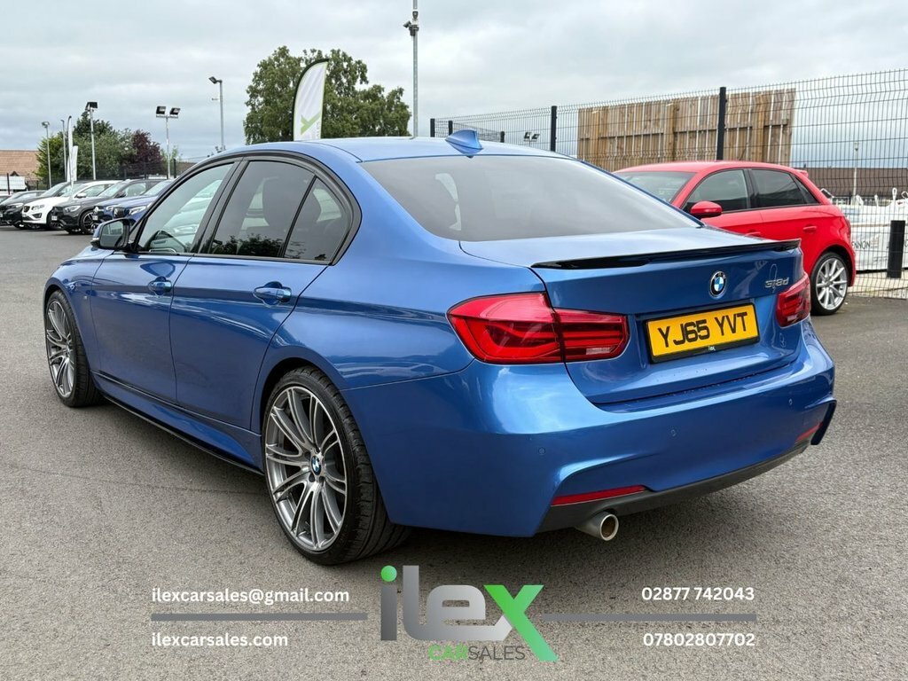 BMW 3 Series 2L M Sport YJ65YVT Blue #6