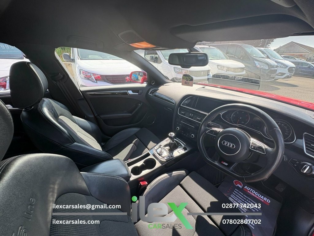 Audi A4 2L Black Edition Red #6