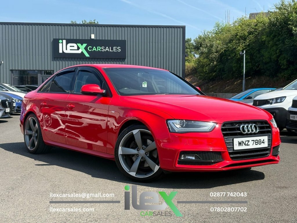 Audi A4 2L Black Edition Red