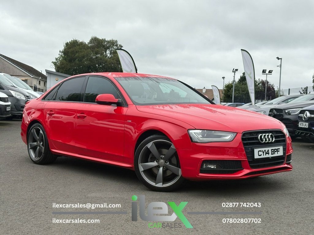 Audi A4 2L Black Edition Red