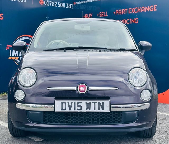 Fiat 500 Lounge Hatchback Blue #2