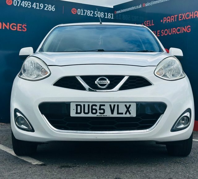 Nissan Micra Acenta Hatchback White #2
